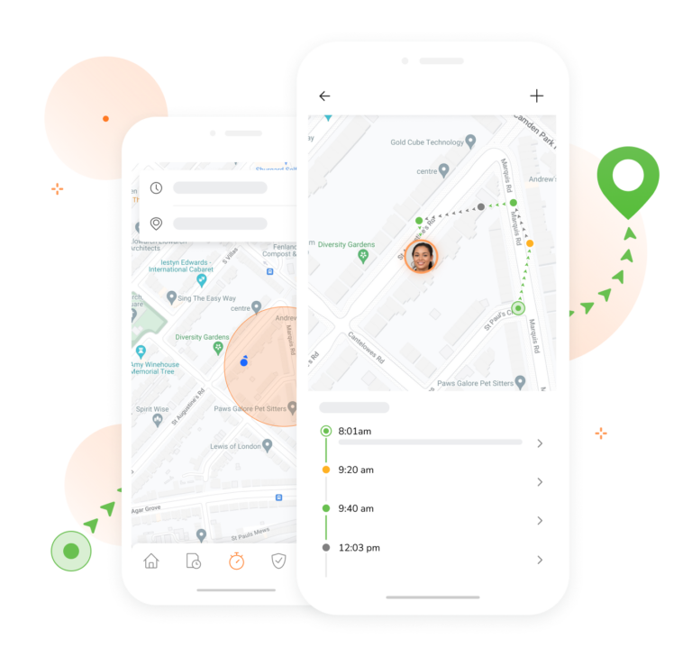 GPS location tracking app