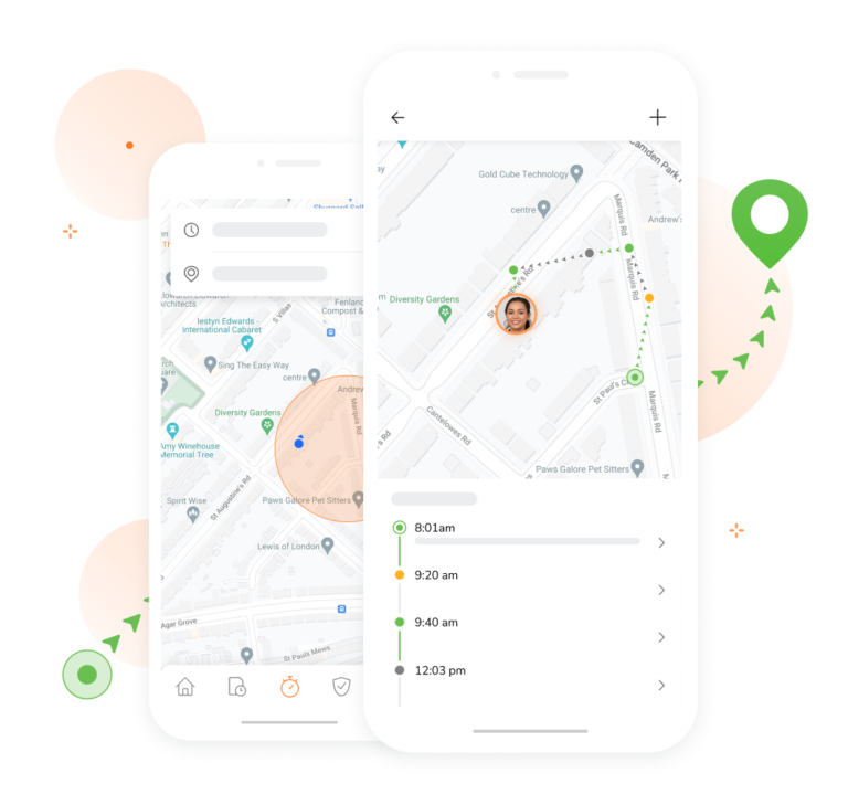 GPS location tracking app