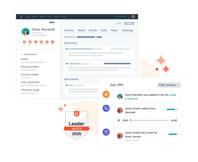 Dashboard di Hubspot
