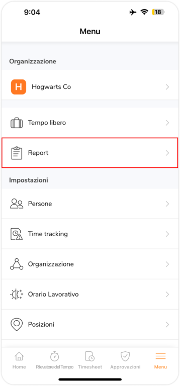 Mobile reports