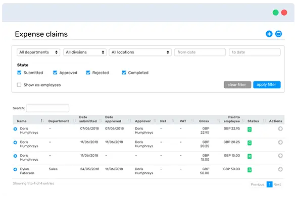 Managing business expenses with Breathe HR