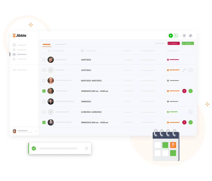 Gestion et approbation des congés payés avec Jibble