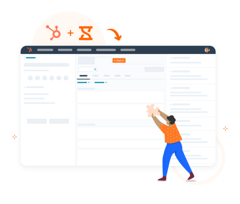 Usando a extensão do cronômetro do Jibble no HubSpot