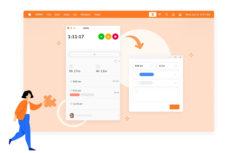 O software de controle de horas em computadores com o recurso de capturas de tela