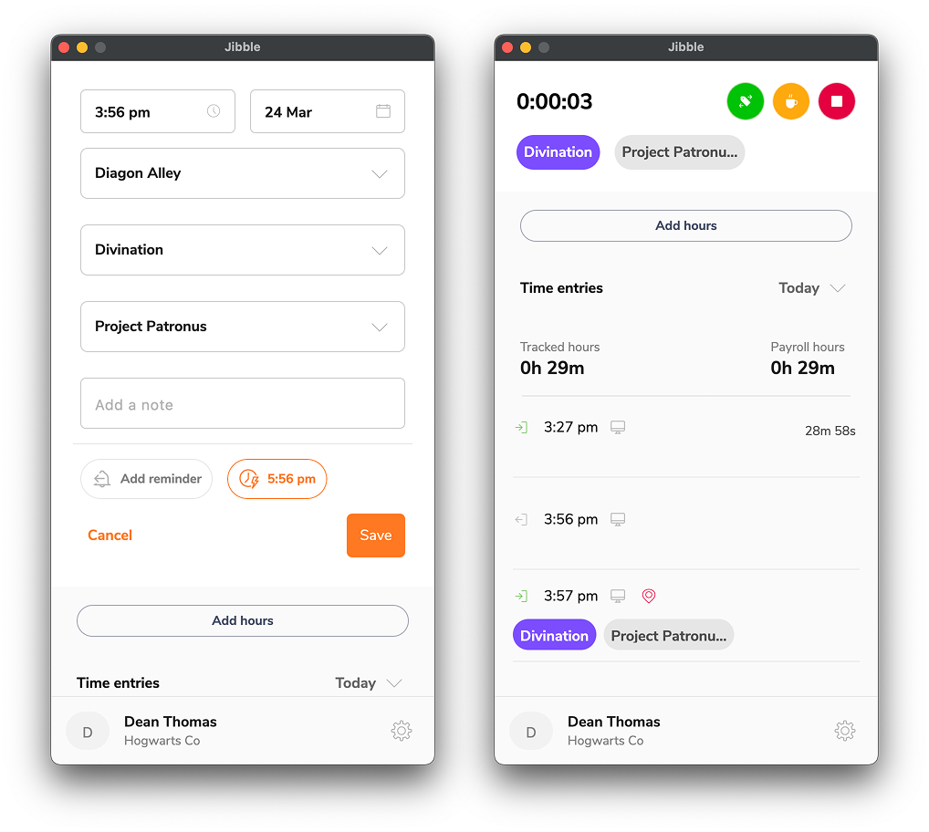 Getting started with Jibble’s Mac time tracker app