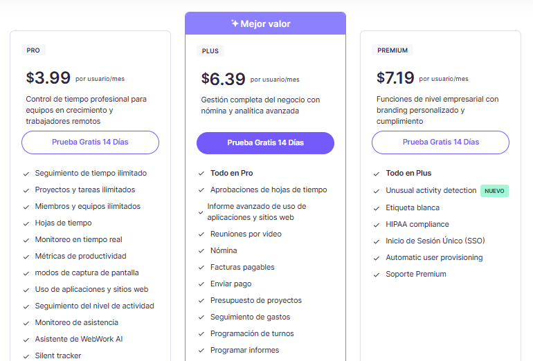 webwork que es para que sirve precios control horario
