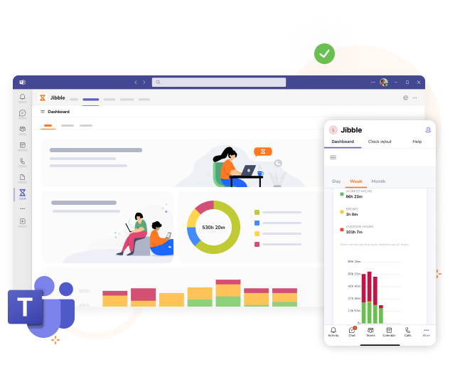 MS Teams on web and mobile