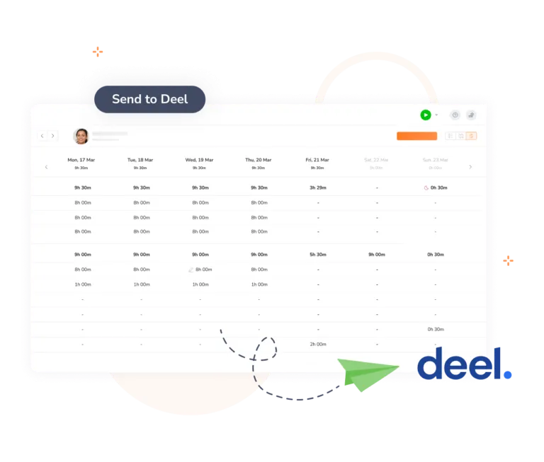 timesheet deel (integrasi jibble dan deel)