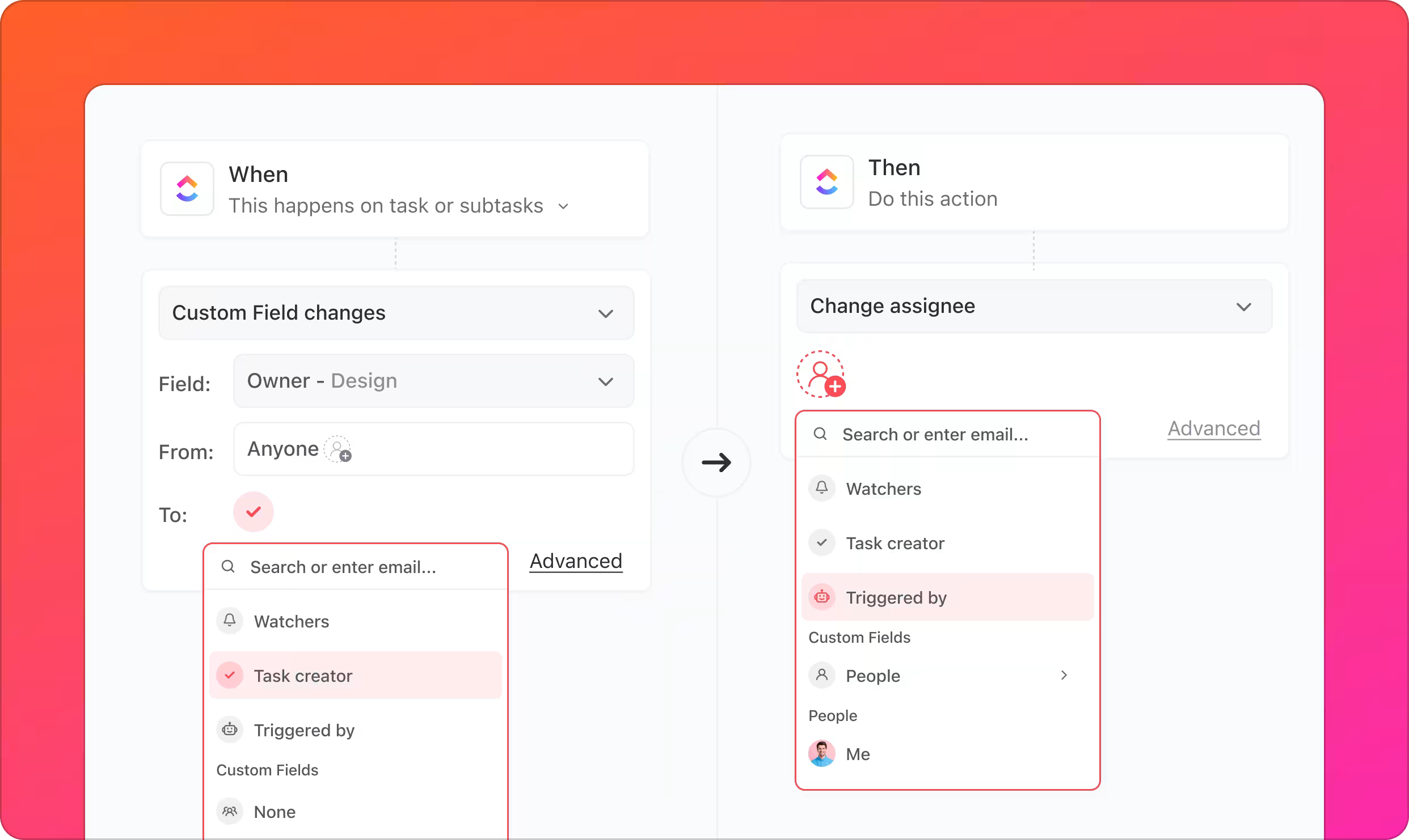 automation clickup