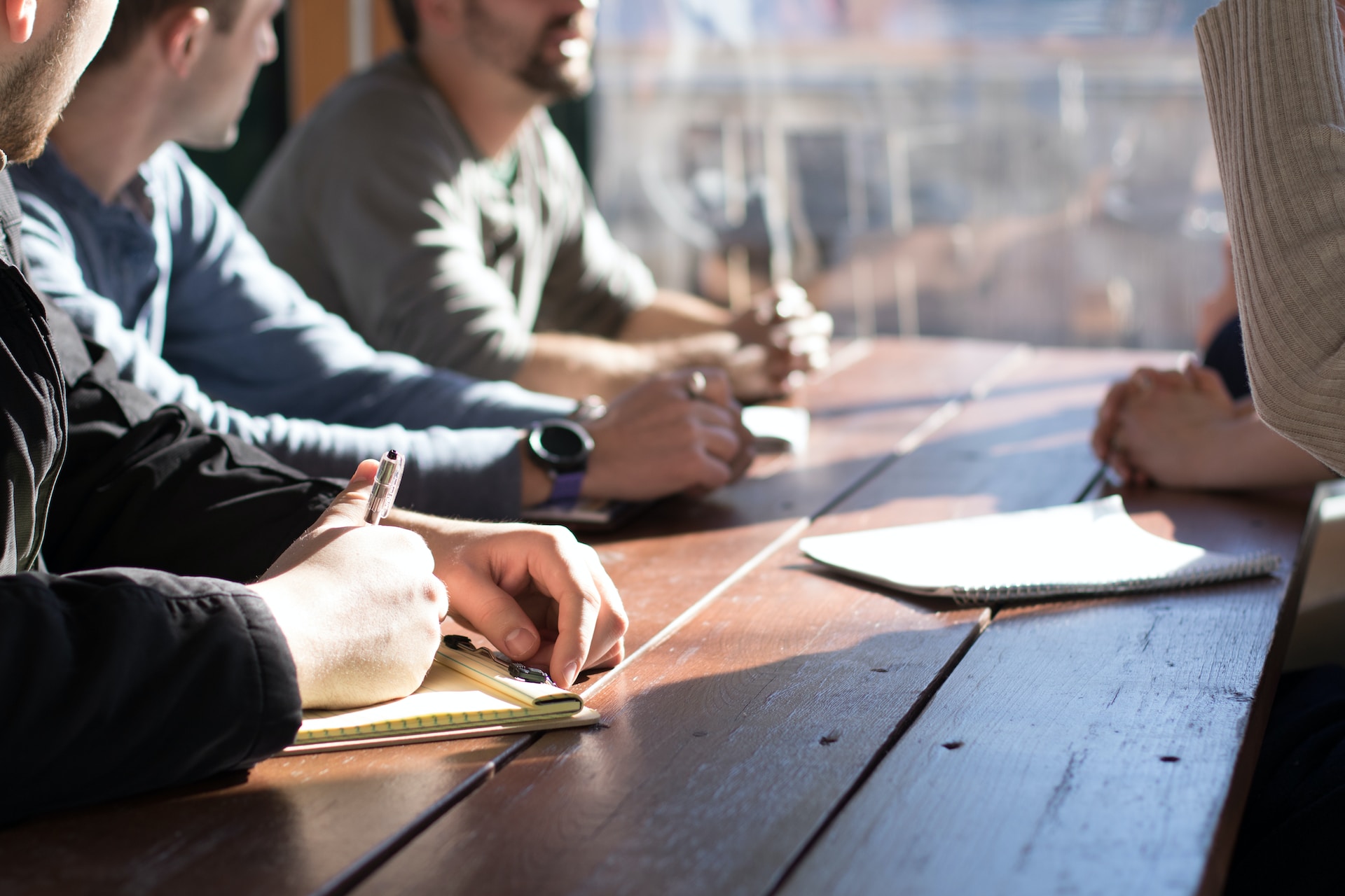 Work orientation during the first day. Photo by Dylan Gillis on Unsplash