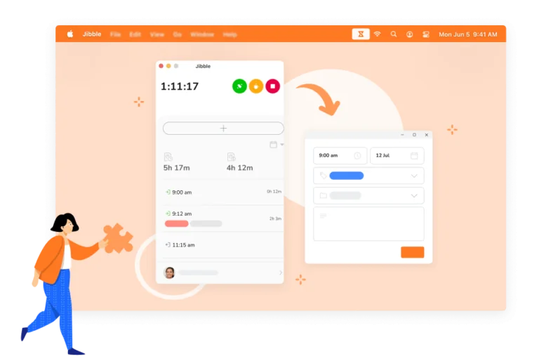 The desktop time tracking software with screenshots feature