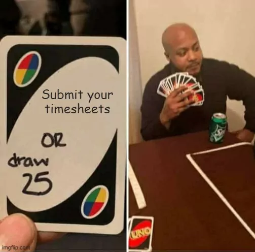 Guy holding several UNO cards meme