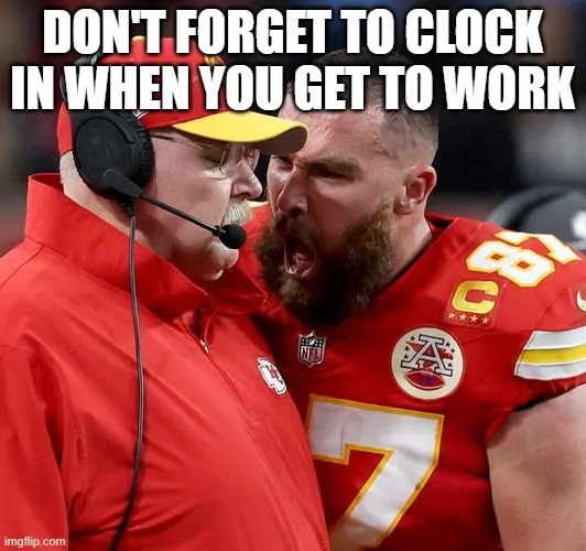 Travis Kelce shouting at his coach during the Super Bowl turned into an attendance meme.