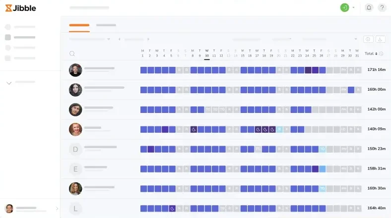 タイムシートソフトウェア