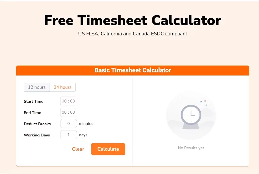 Jibble free timesheet calculator app