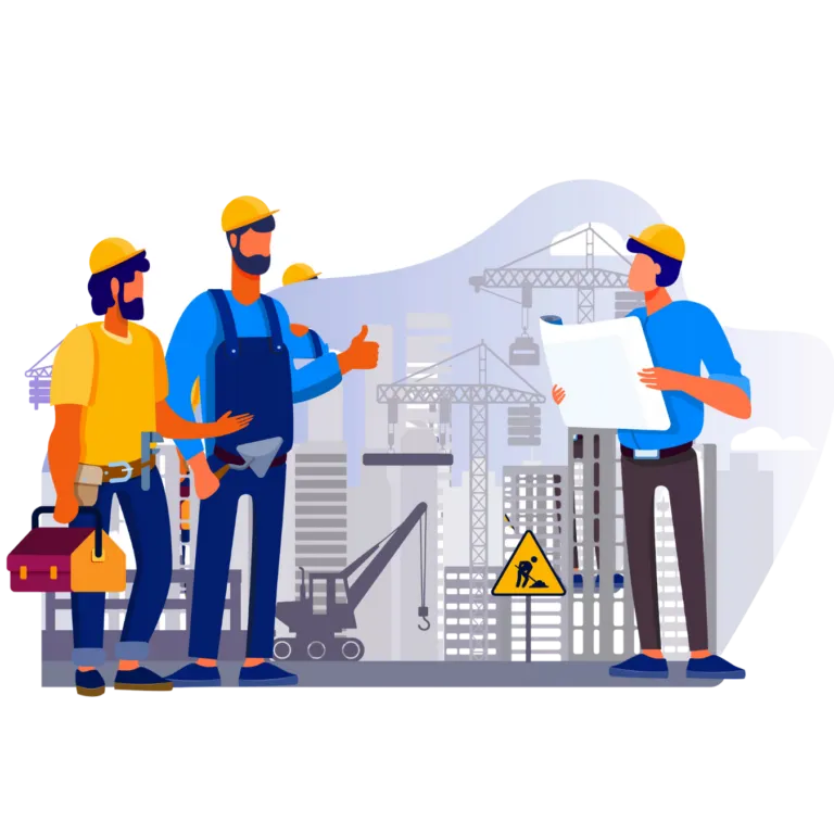 Controle de horas e presença para construção