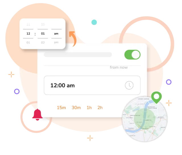 Time and location based reminders.