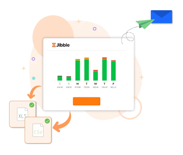 Visual charts and attendance data.