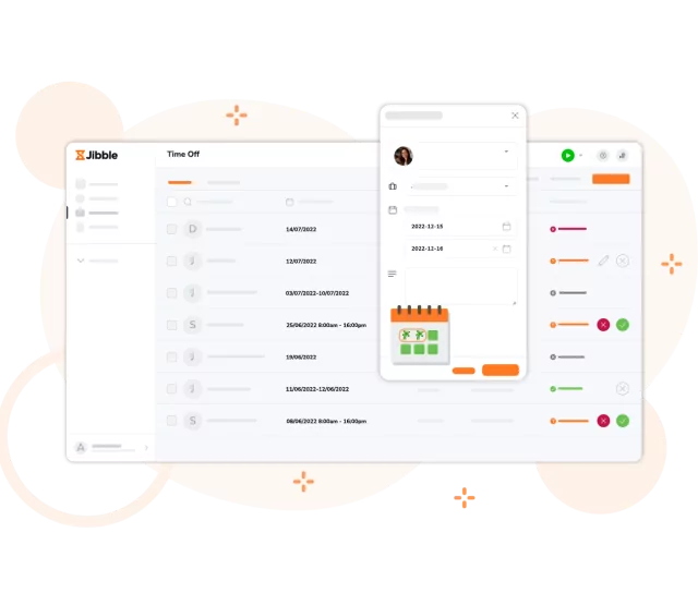Setting custom leave policies and time off on the home care time tracker.
