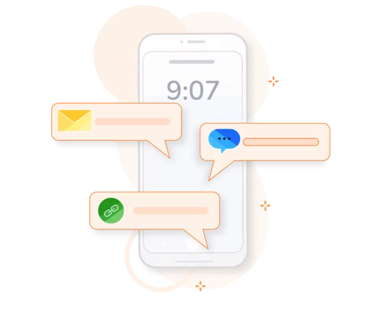 Onboarding your wrestling team with Jibble via SMS and email.