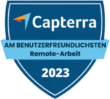 Capterra - Best Ease of Use (Remote Work) 2023