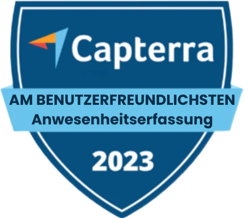 Capterra - Best Ease of Use (Attendance Tracking) 2023 Capterra - Best Ease of Use (Attendance Tracking) 2023