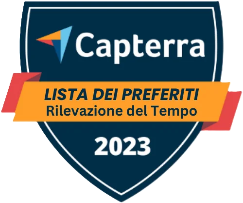 Capterra - Lista dei Preferiti (Rilevazione del Tempo) 2023 Capterra - Lista dei Preferiti (Rilevazione del Tempo) 2023