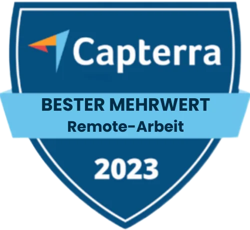 Capterra - Best Value (Remote Work) 2023 Capterra - Best Value (Remote Work) 2023