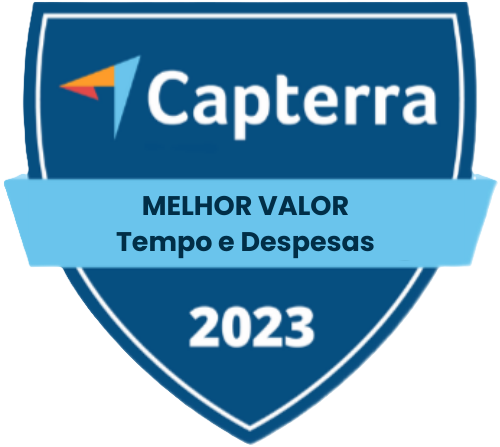 Capterra - Melhor Valor (Tempo e Despesas) 2023 Capterra - Melhor Valor (Tempo e Despesas) 2023