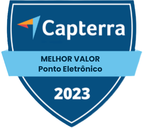 Capterra - Melhor Valor (Ponto Eletrônico) 2023 Capterra - Melhor Valor (Ponto Eletrônico) 2023