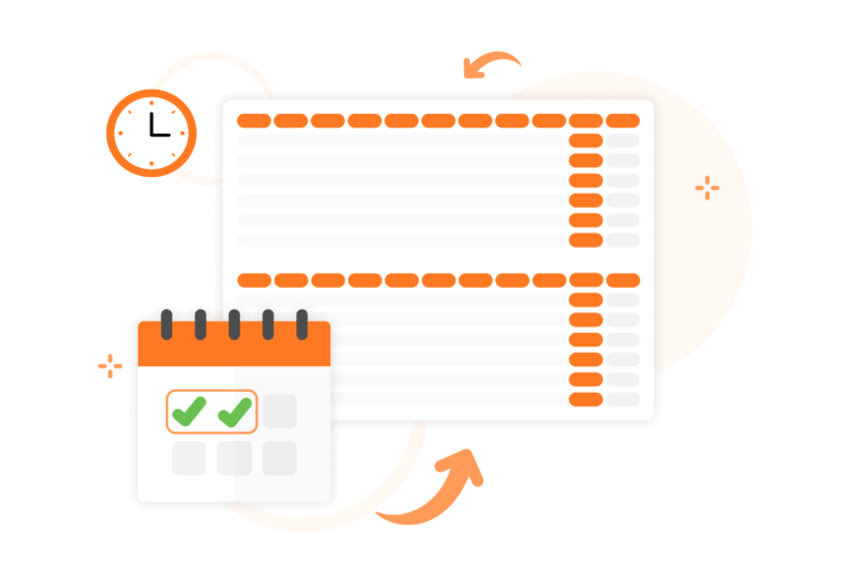 Template per timesheet bisettimanali dei dipendenti.