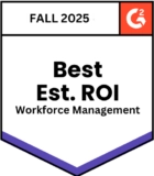 g2 - best est. roi - workforce management - fall 2025