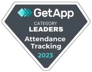Jibble award for GetApp for Category Leaders; Attendance Tracking.