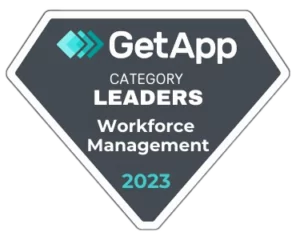 Jibble award for GetApp for Category Leaders; Workforce Management.