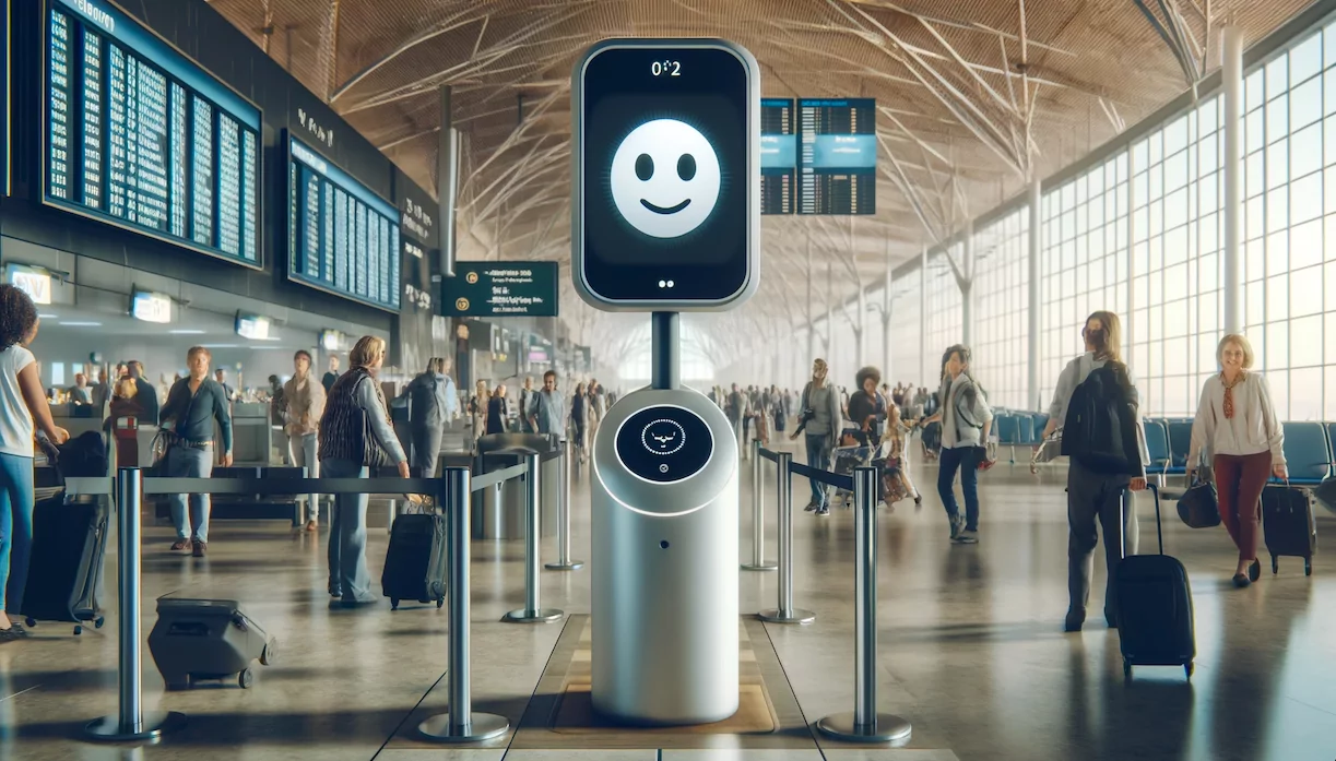 Reconnaissance faciale dans un aeroport