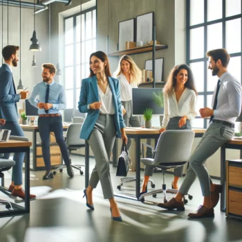 Personne au travail qui part du travail