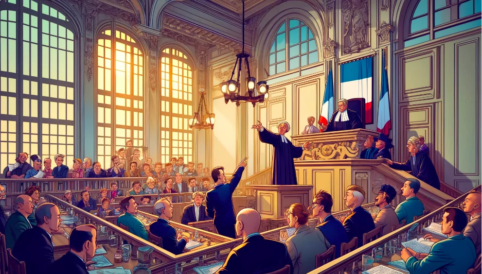 Débat au tribunal