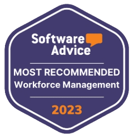 Jibble award for Software Advice (Most Recommended); Workforce Management.