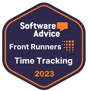 Jibble award for Software Advice (Front Runners); Time Tracking.