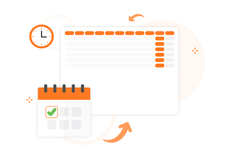 Template per timesheet dei dipendenti settimanali.