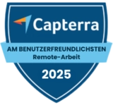 Capterra - Best Ease of Use (Remote Work) 2025
