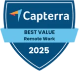 Capterra - Best Value (Remote Work) 2025 Capterra - Best Value (Remote Work) 2025
