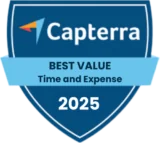 Capterra - Best Value (Time and Expense) 2025 Capterra - Best Value (Time and Expense) 2025