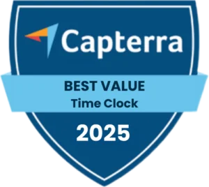 Capterra - Best Value (Time Clock) 2025 Capterra - Best Value (Time Clock) 2025