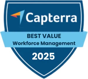 Capterra - Best Value (Workforce Management) 2025 Capterra - Best Value (Workforce Management) 2025