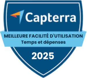 Capterra - Best Ease of Use (Time and Expense) 2025