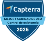 Capterra - Best Ease of Use (Attendance Tracking) 2025