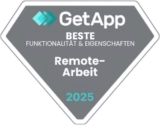 GetApp – Best Functionality and Features (Remote Work) 2025