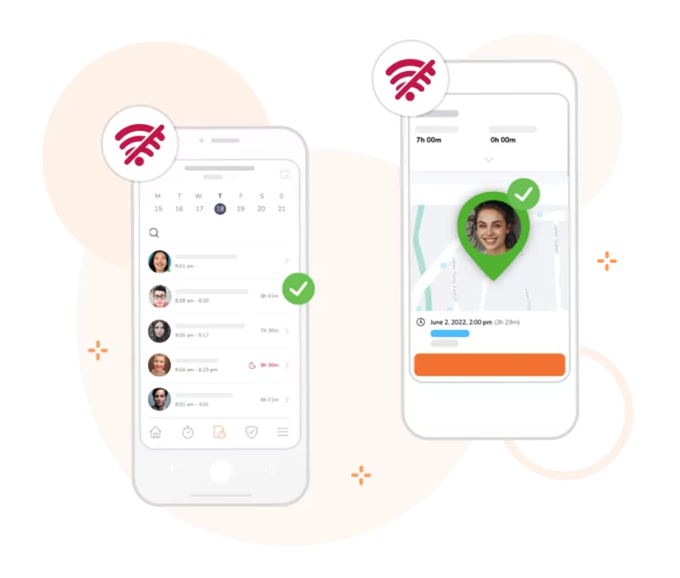 Tracking attendance on different locations even without the internet.