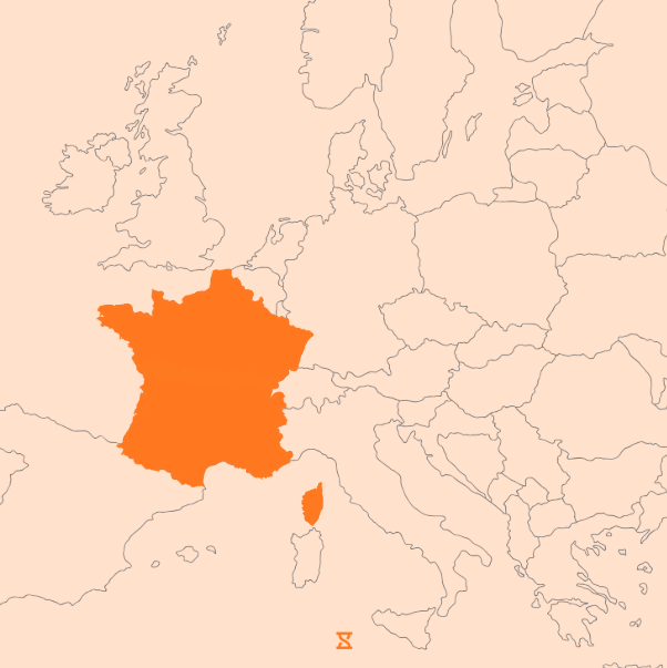 Carte de la France